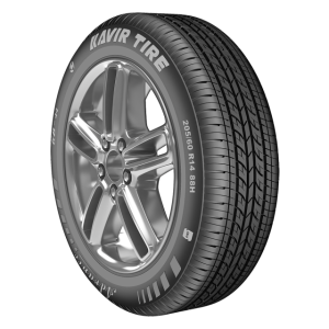 دو حلقه لاستیک کویر تایر سایز 205/60/15 مدل KAVIR TIRE KB44